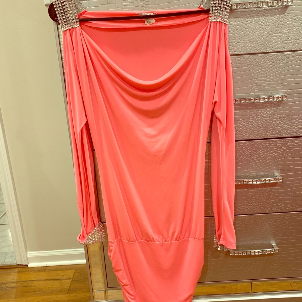 Sparkle long sleeve dress